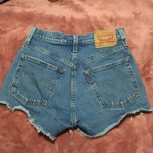 Levi's Vintage Blue Denim Shorts